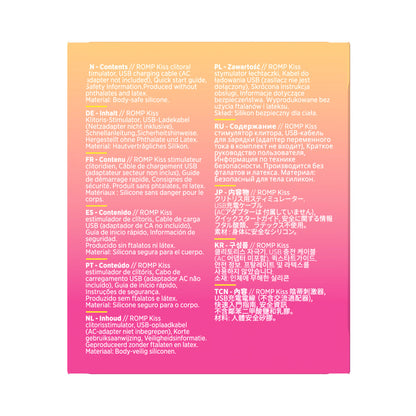 ROMP KISS PINK/CORAL