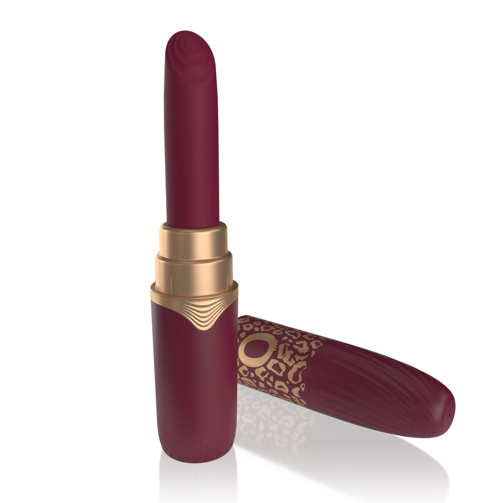 SCREAMING O - MY SECRET PREMIUM RECHARGEABLE VIBRATING LIPSTICK MERLOT