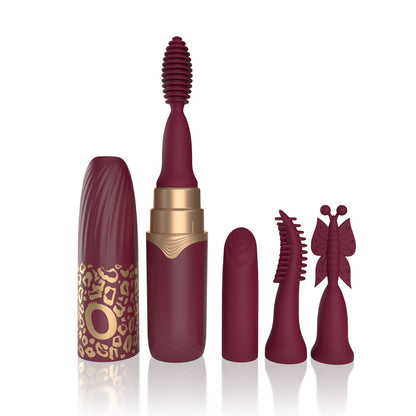 SCREAMING O - MY SECRET PREMIUM RECHARGEABLE VIBRATING LIPSTICK MERLOT