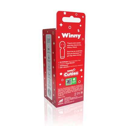 SCREAMING O CUTIES WINNY VIBRATING MINI WAND SAGE GREEN