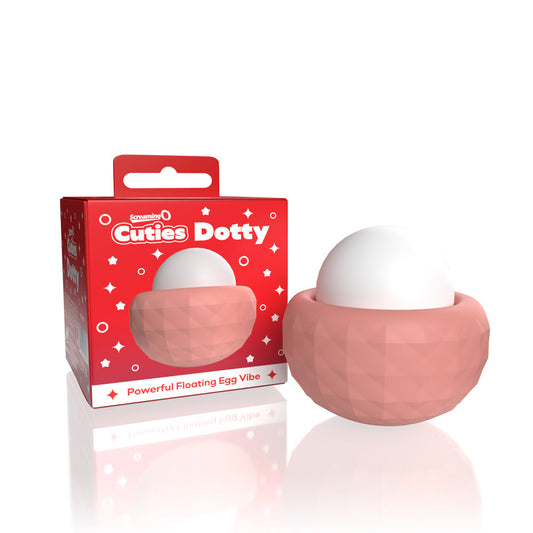 SCREAMING O - VIBRADOR HUEVO CON TOPOS CUTIES ROSA POLVO