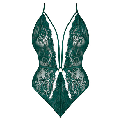 MAGIC SILK EVERMORE PLUNGE TEDDY EMERALD S/M