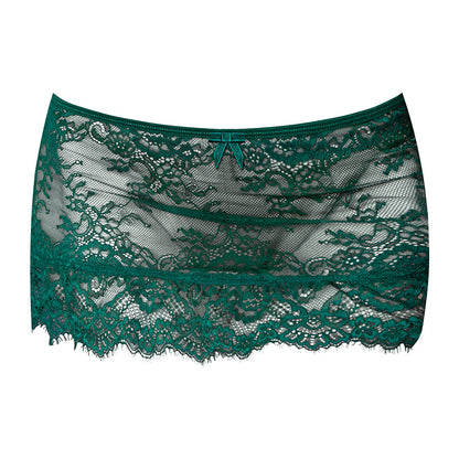 MAGIC SILK - EVERMORE FLOUNCE SKIRT EMERALD S/M