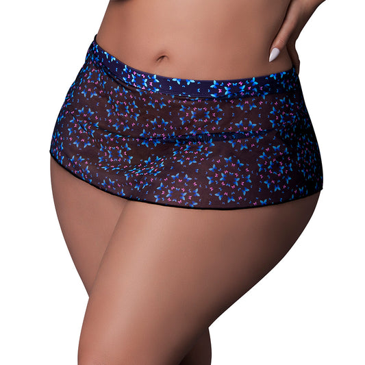 MAGIC SILK - HAZY DAYZ SKIRT BUTTERFLY QUEEN SIZE