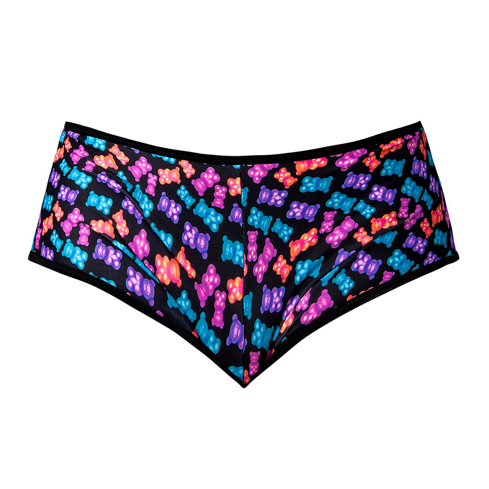 MAGIC SILK - HAZY DAYZ BOY SHORT GUMMY BEARS QUEEN SIZE