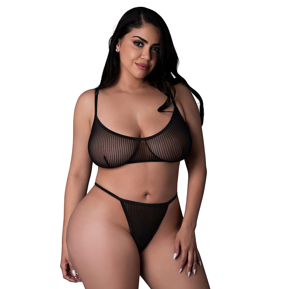 MAGIC SILK - DRESS UP BOSS BITCH COSTUME BLACK QUEEN SIZE
