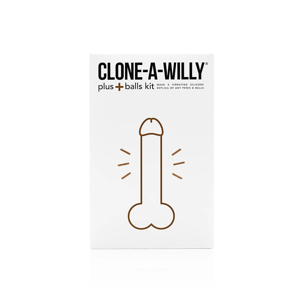 CLONE-A-WILLY PLUS WITH BALLS DEEP SKIN TONE