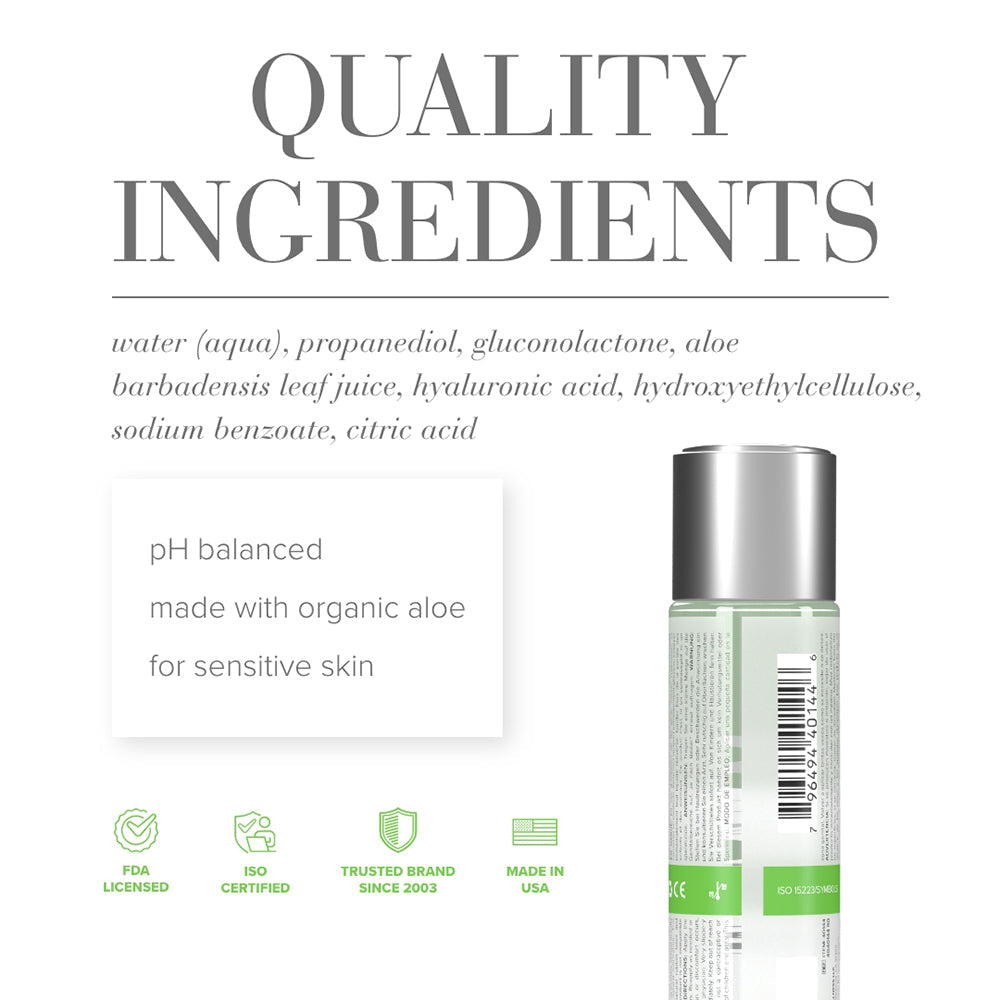 SYSTEM JO - LUBRICANTE ORIGINAL A BASE DE AGUA JO ALOE 2 OZ.