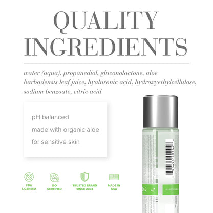 SYSTEM JO - JO LUBRICANTE ÍNTIMO CON ALOE A BASE DE AGUA ORIGINAL 8 OZ.