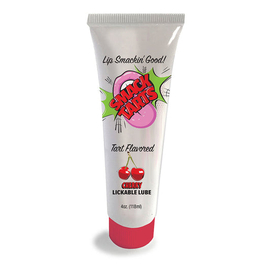LITTLE GENIE - LUBRICANTE LICKABLE SABOR CEREZA ÁCIDA SMACK TARTS 4 OZ.