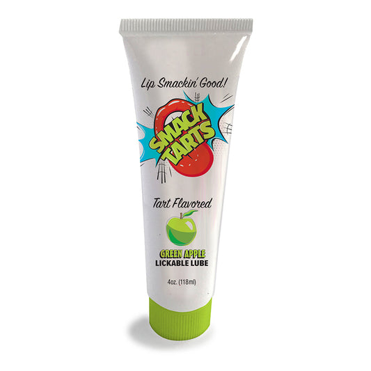 LITTLE GENIE - LUBRICANTE LICKABLE SABOR MANZANA VERDE ÁCIDA SMACK TARTS 4 OZ.