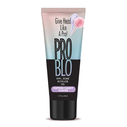 LITTLE GENIE - GEL PARA PLACER ORAL PRO BLO SABOR ALGODÓN DE AZÚCAR 1.5 OZ.