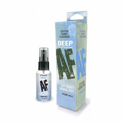 DEEP AF NUMBING DEEP THROAT SPRAY COTTON CANDY 1 OZ.