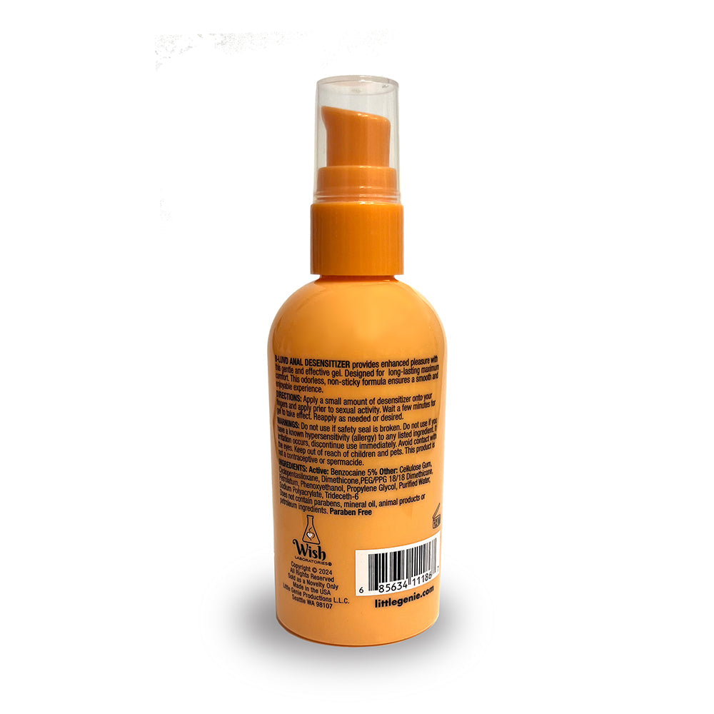 B-LUVD ANAL DESENSITIZING LUBE 4 OZ.