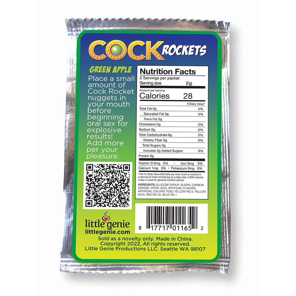 LITTLE GENIE - COCK ROCKETS ASSORTED FLAVOR DISPLAY