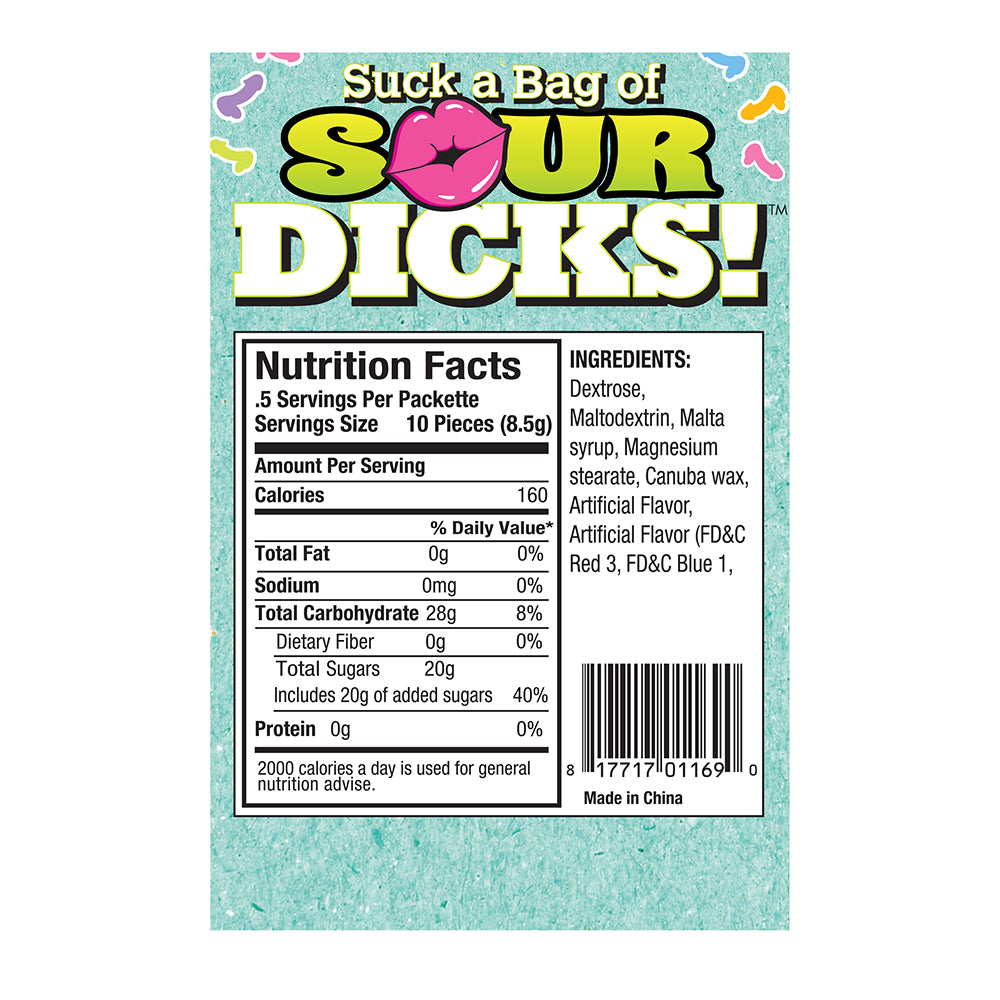 SUCK A BAG OF SOUR DICKS 25-PIECE BAG