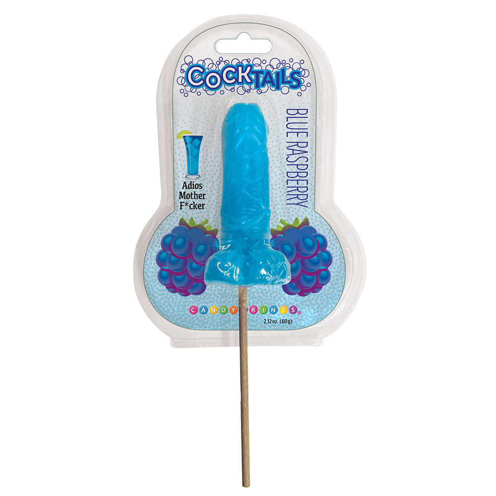 LITTLE GENIE - COCKTAILS 3D LOLLIPOPS BLUE RASPEBERRY