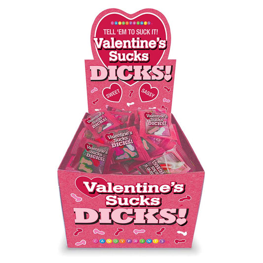 LITTLE GENIE - VALENTINE''S SUCKS DICKS 100-PACK DISPLAY