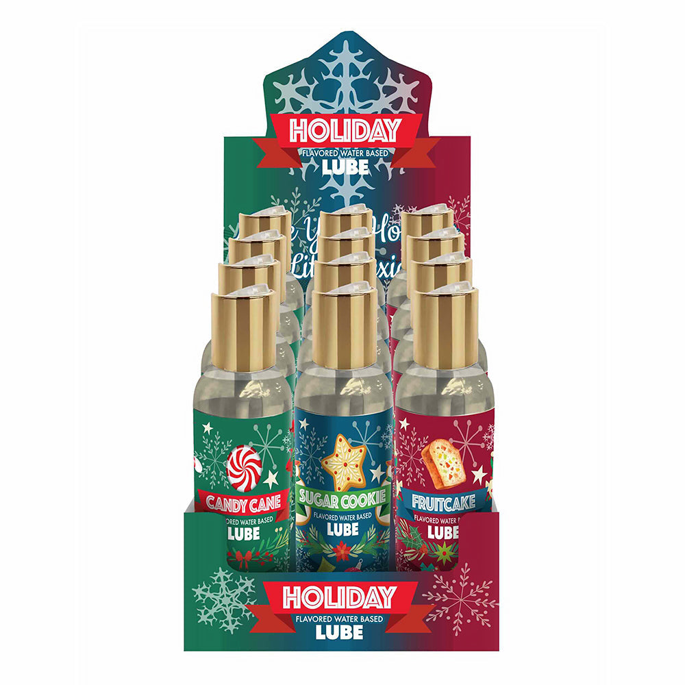 LITTLE GENIE - HOLIDAY LUBE 3 FLAVOR 18-PIECE DISPLAY
