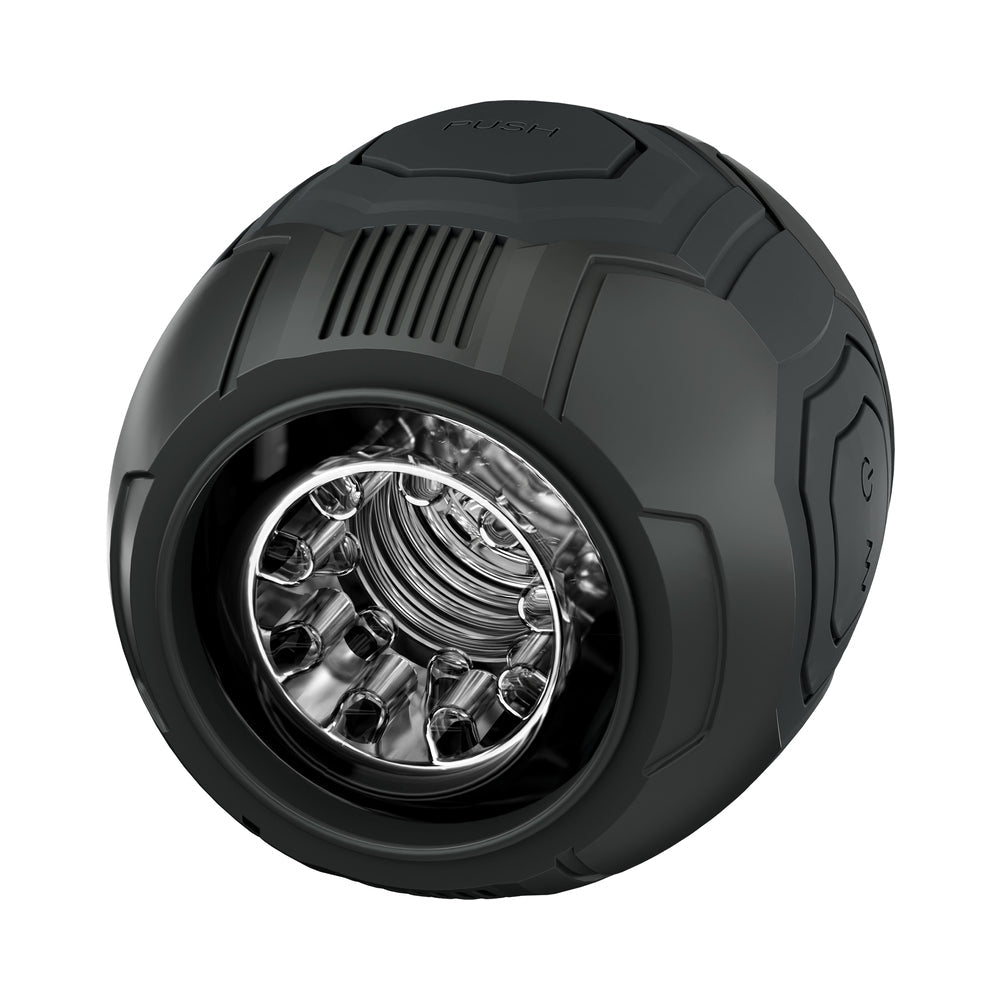 M FOR MEN DOME X VIBRATING MASTURBATOR BLACK