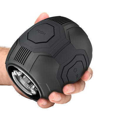 M FOR MEN DOME X VIBRATING MASTURBATOR BLACK