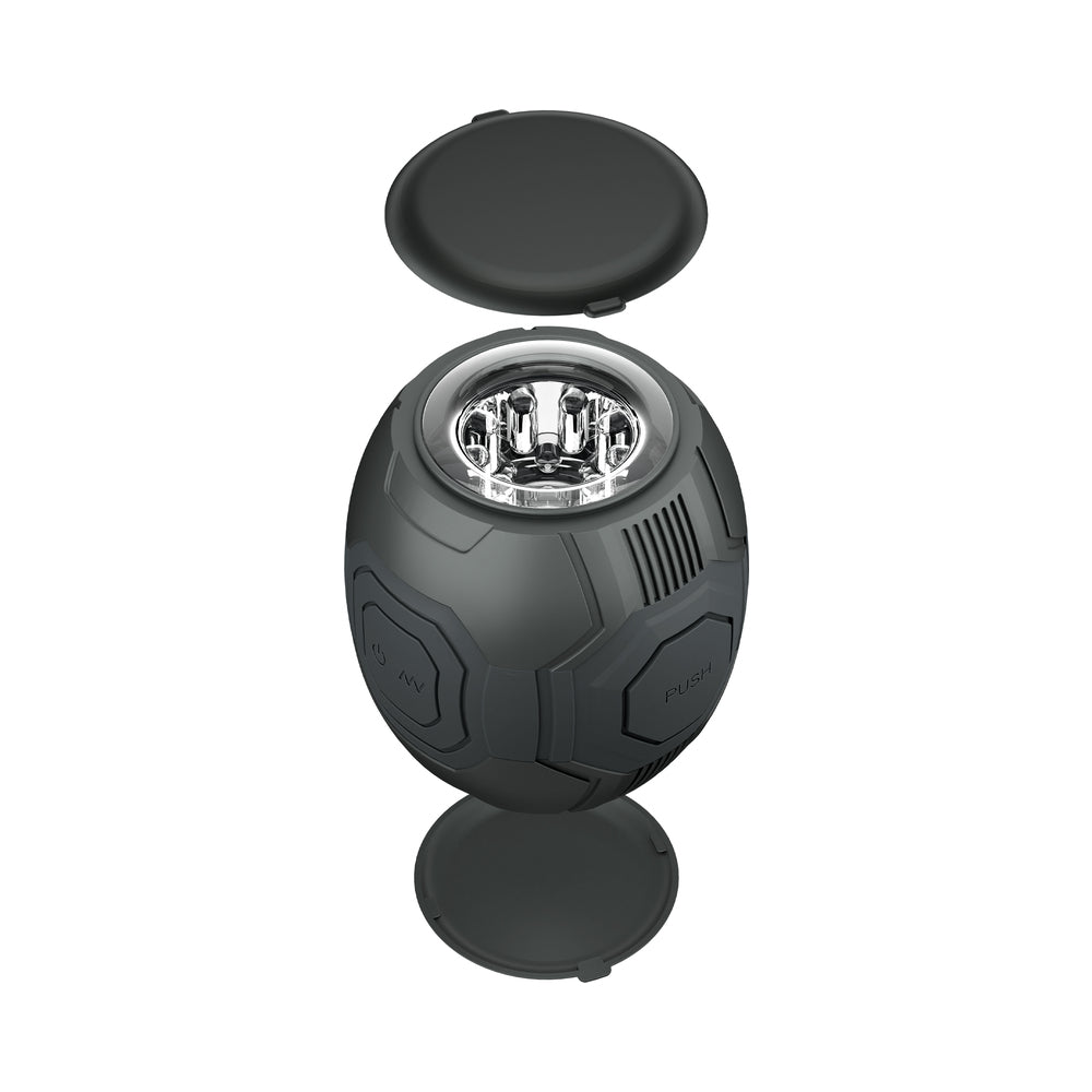M FOR MEN DOME X VIBRATING MASTURBATOR BLACK