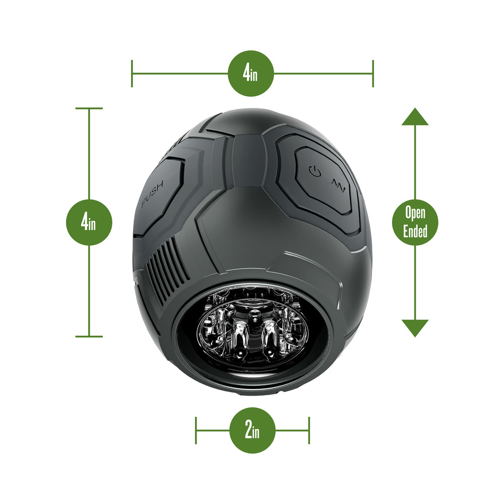 M FOR MEN DOME X VIBRATING MASTURBATOR BLACK