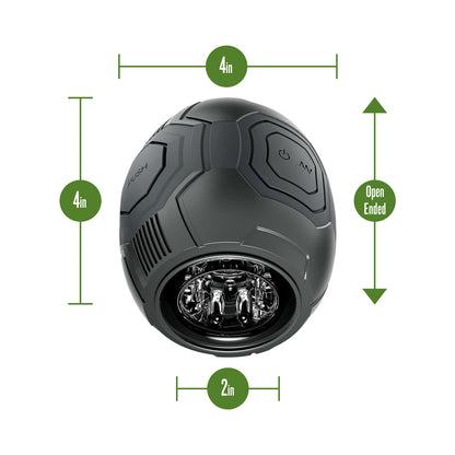 M FOR MEN DOME X VIBRATING MASTURBATOR BLACK