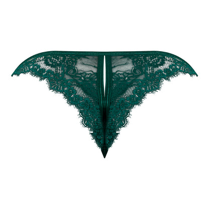 MAGIC SILK - EVERMORE SPLIT CROTCH PANTY EMERALD