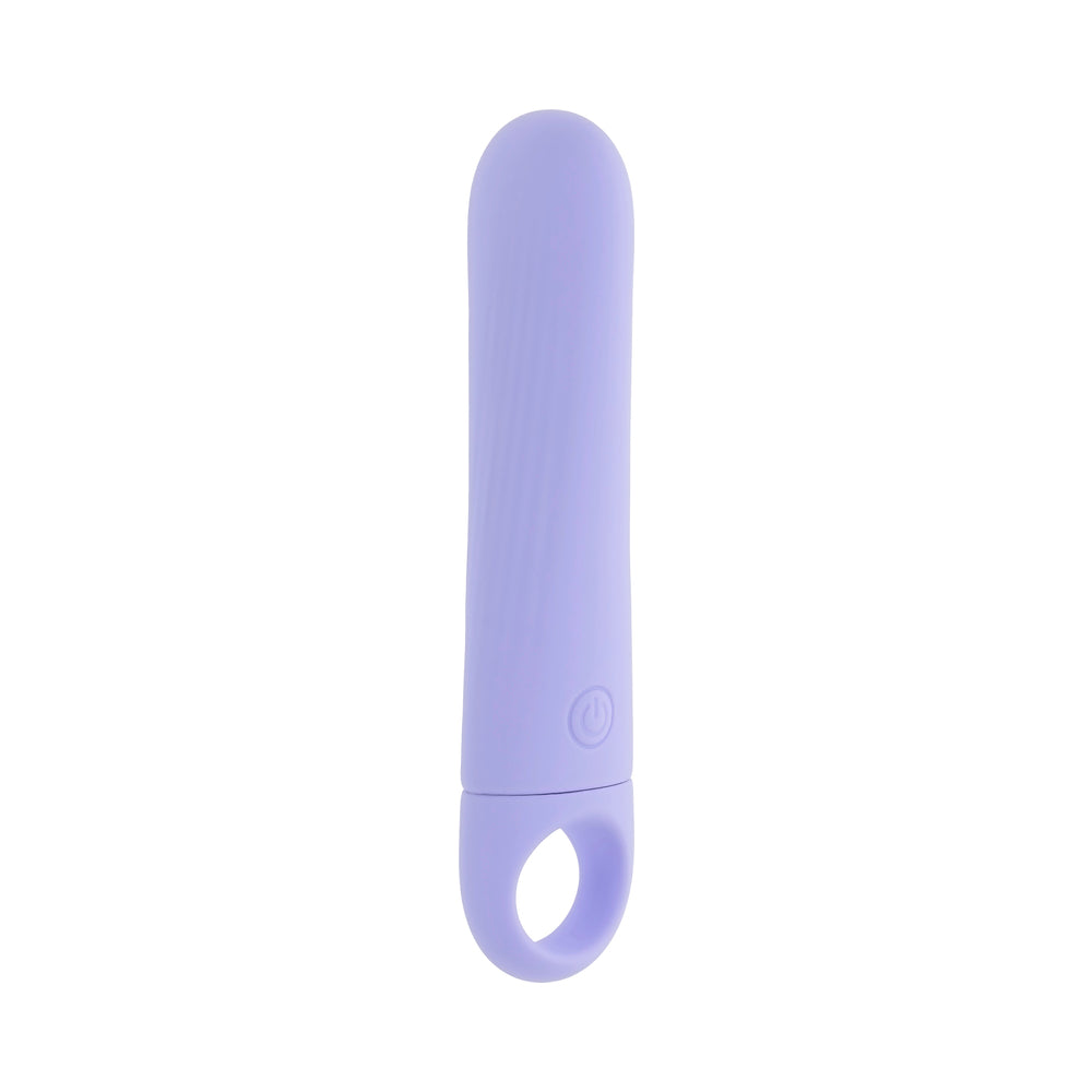 EVOLVED - TART TEASER RECHARGEABLE VIBRATING VIBE SILICONE PURPLE