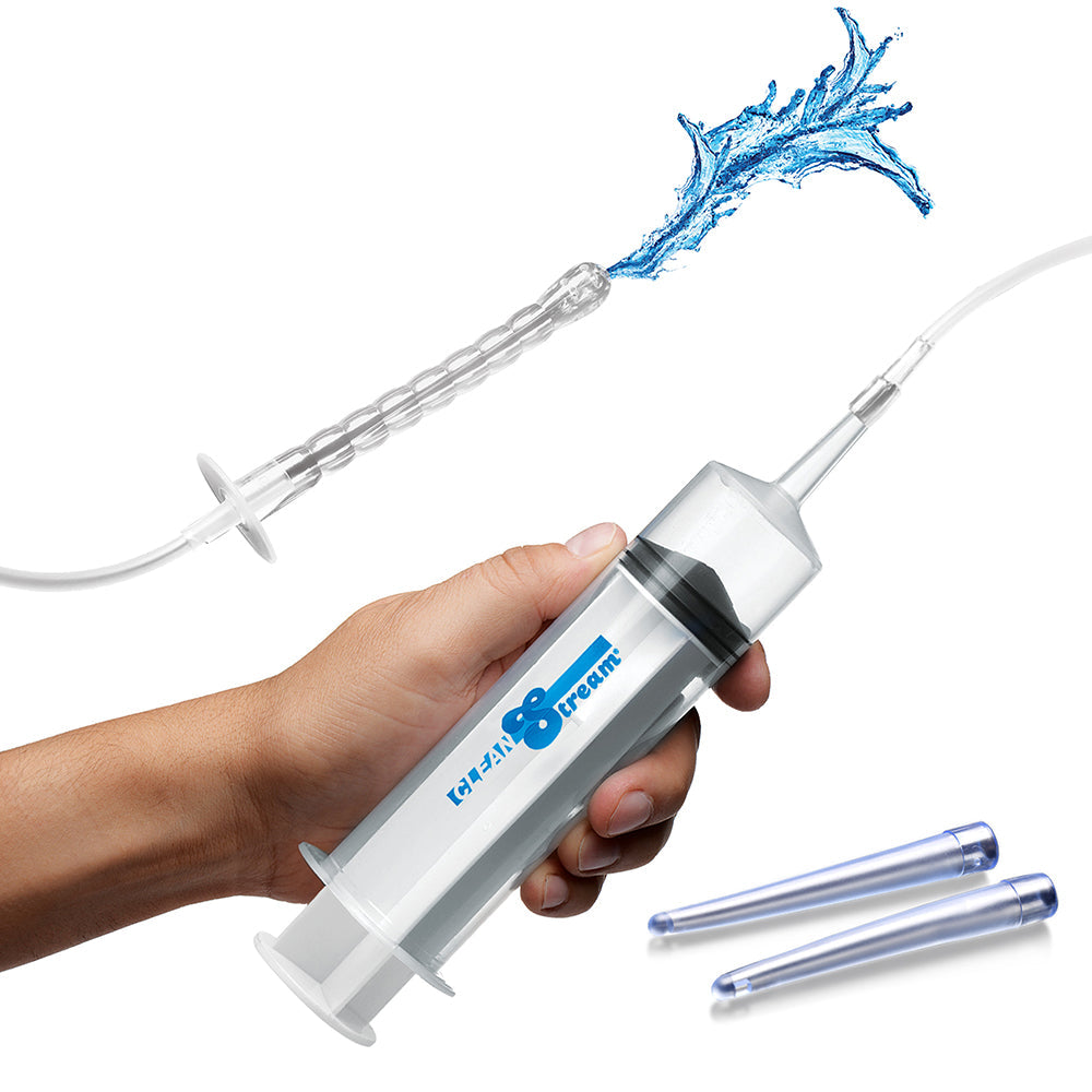 CLEANSTREAM ENEMA SYRINGE WITH ATTACHMENTS