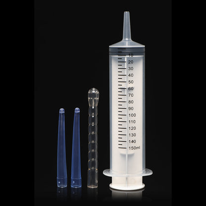 CLEANSTREAM ENEMA SYRINGE WITH ATTACHMENTS