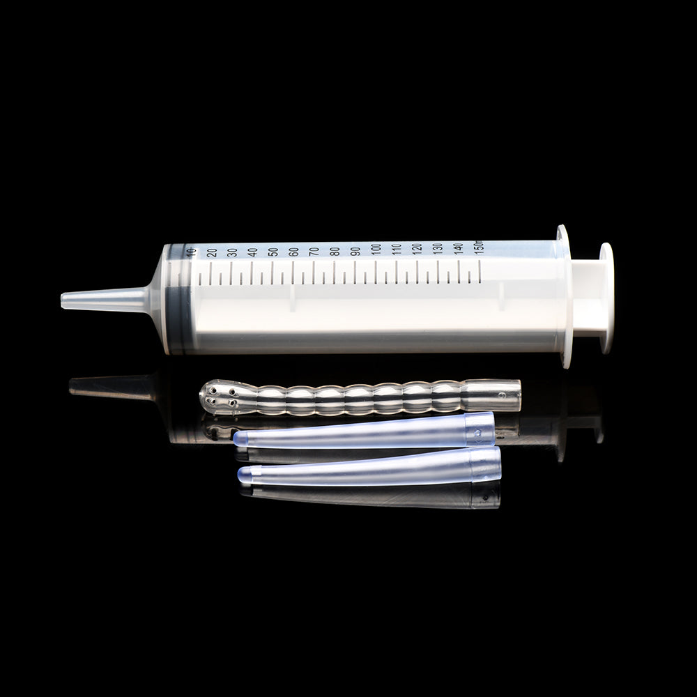 CLEANSTREAM ENEMA SYRINGE WITH ATTACHMENTS