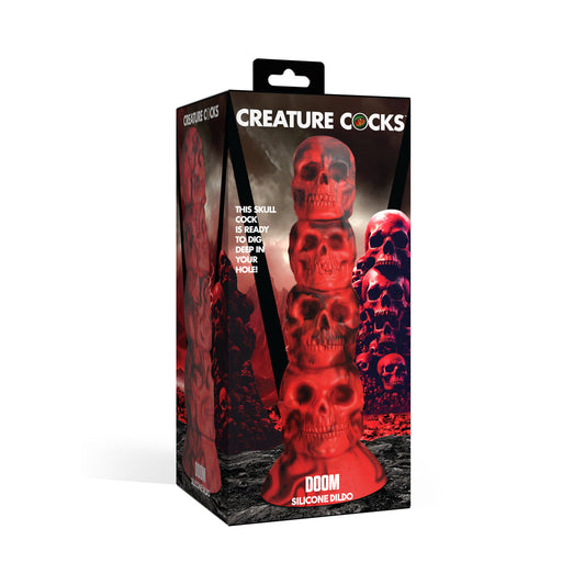 XR BRANDS - CREATURE COCKS DOOM SILICONE DILDO