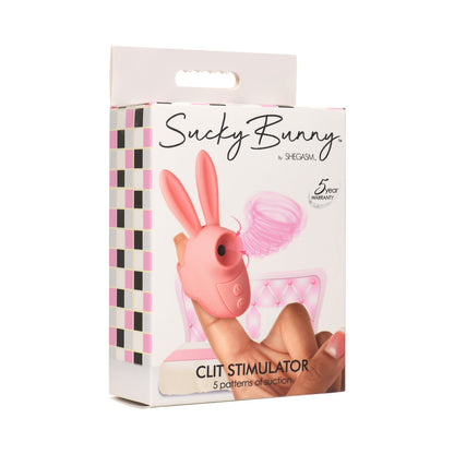 SHEGASM SUCKY BUNNY CLIT STIMULATOR PINK