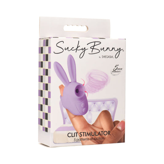 SHEGASM SUCKY BUNNY CLIT STIMULATOR PURPLE