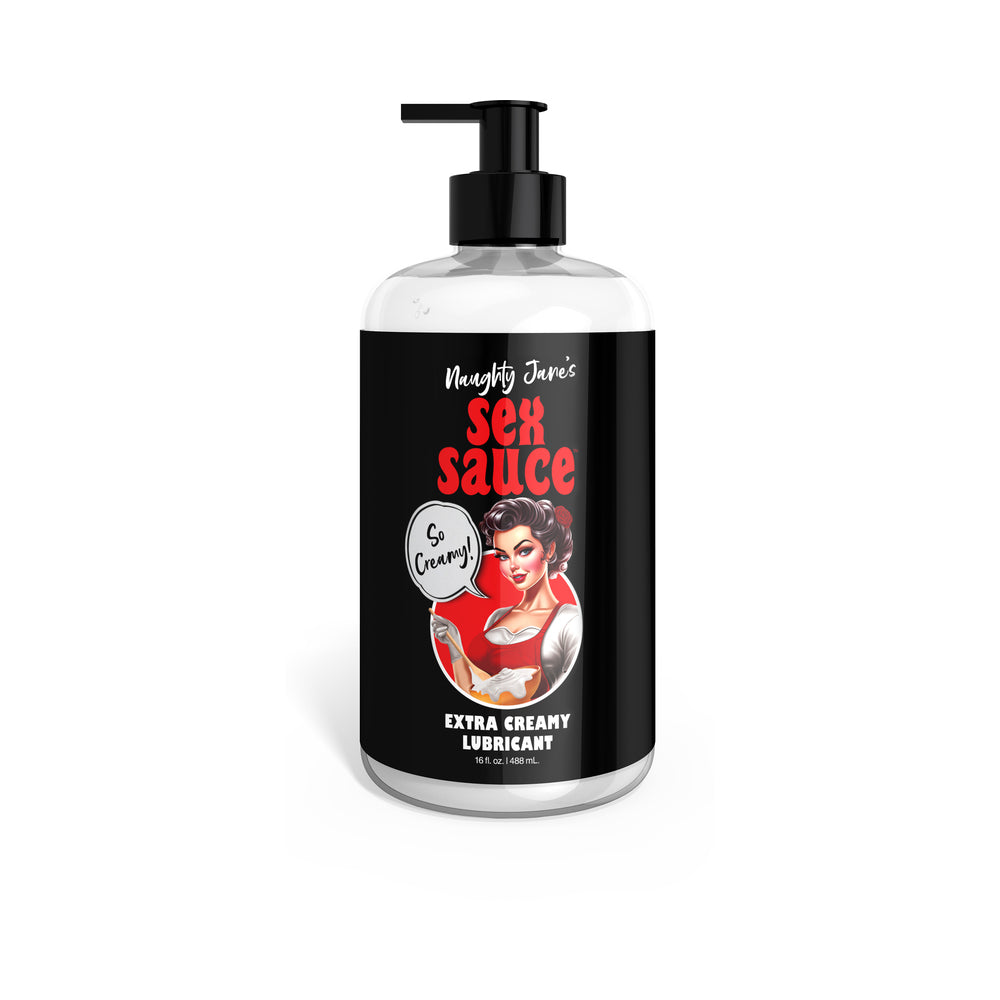 XR BRANDS - NAUGHTY JANE''S SEX SAUCE EXTRA CREAMY LUBRICANT 16 OZ.