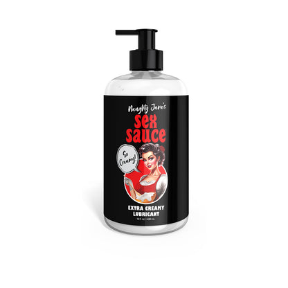 NAUGHTY JANE''S SEX SAUCE EXTRA CREAMY LUBRICANT 16 OZ.