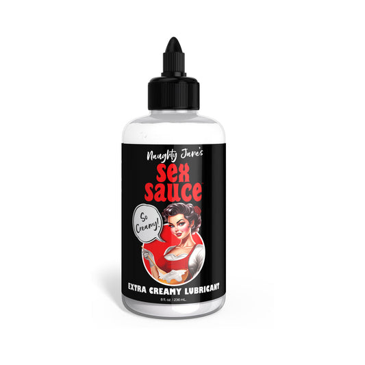 NAUGHTY JANE''S SEX SAUCE EXTRA CREAMY LUBRICANT 8 OZ.