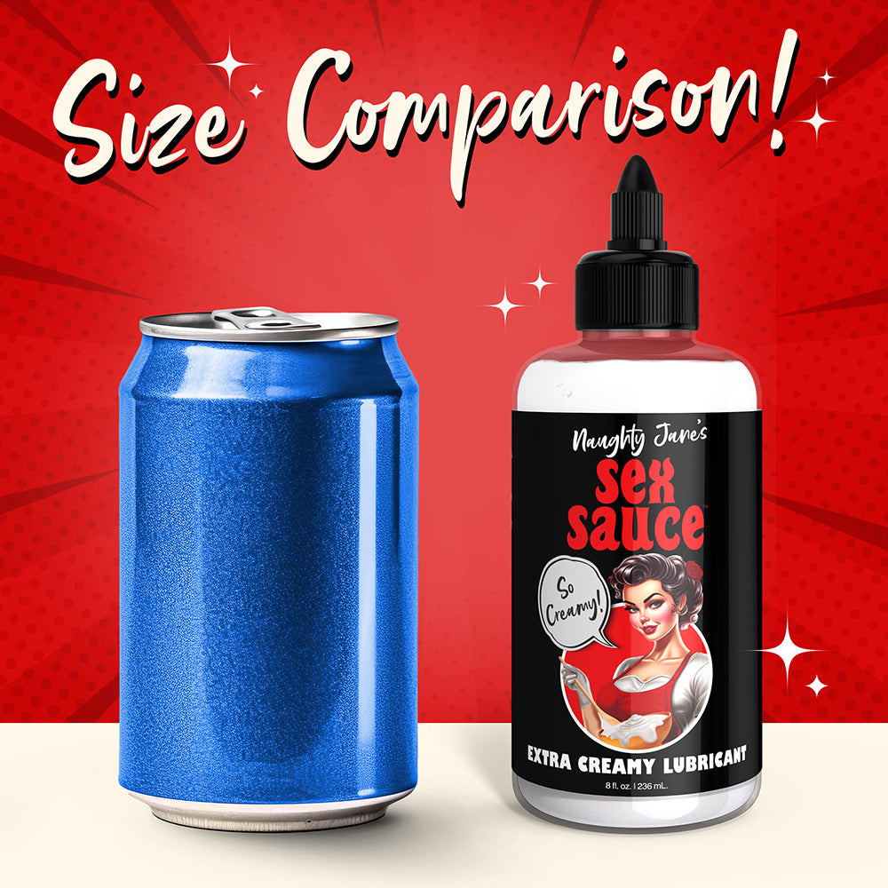 XR BRANDS - NAUGHTY JANE''S SEX SAUCE EXTRA CREAMY LUBRICANT 8 OZ.