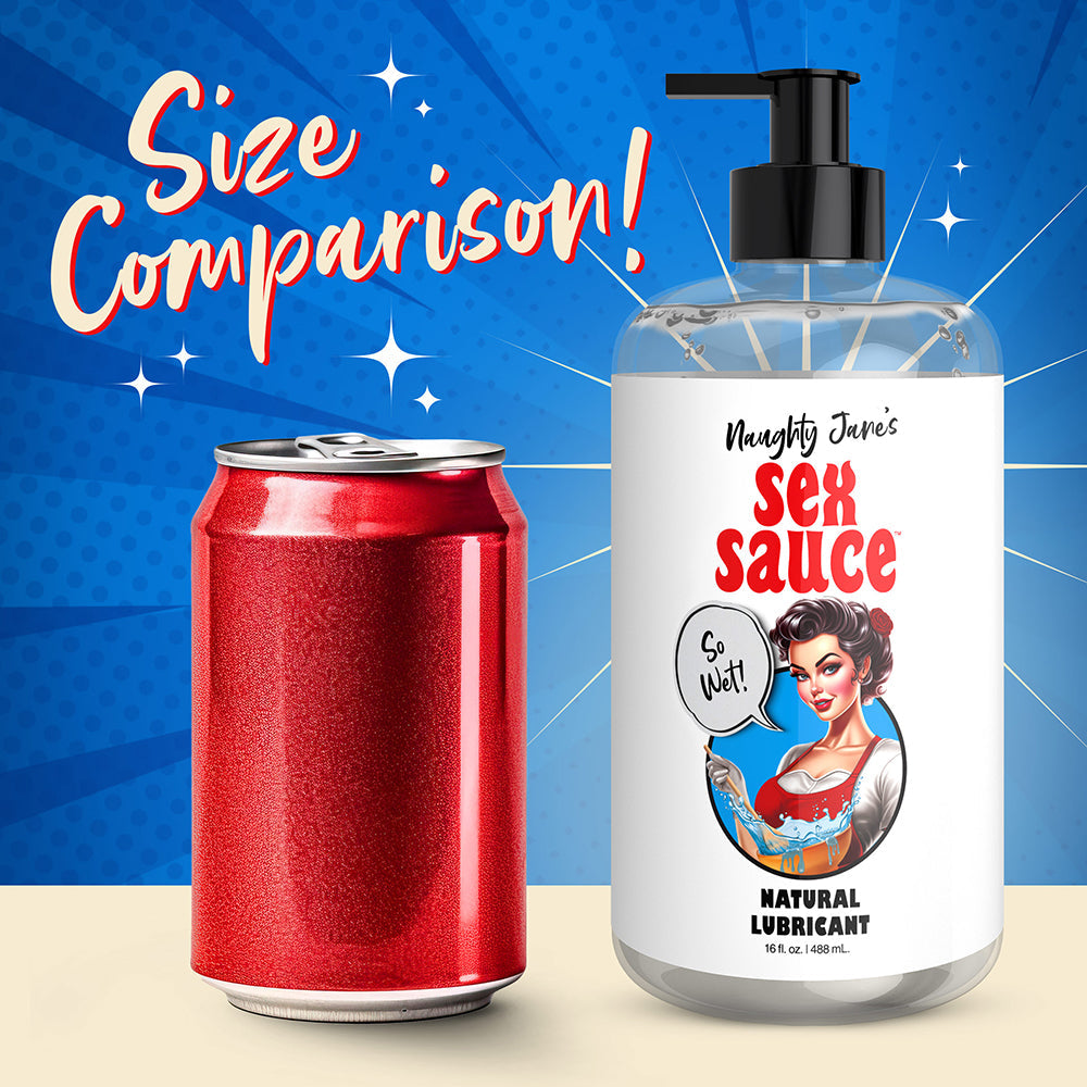 MARCAS XR - LUBRICANTE NATURAL "SALSA SEXUAL DE NAUGHTY JANE" 16 OZ.