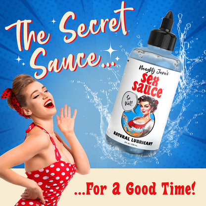 XR BRANDS - NAUGHTY JANE''S SEX SAUCE NATURAL LUBRICANT 8 OZ.