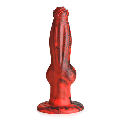 CREATURE COCKS HELL WOLF THRUSTING & VIBRATING SILICONE DILDO