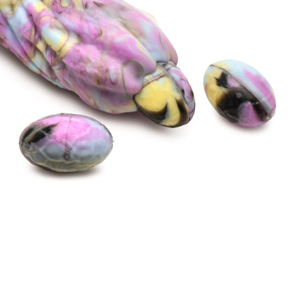 CREATURE COCKS DRAGON SPAWN DRAGON OVIPOSITOR SILICONE DILDO WITH EGGS