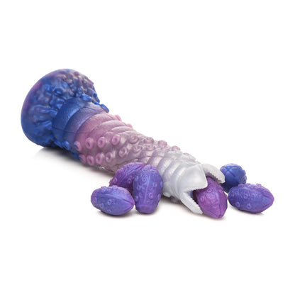 CREATURE COCKS TENTA-QUEEN OVIPOSITOR SILICONE DILDO WITH EGGS