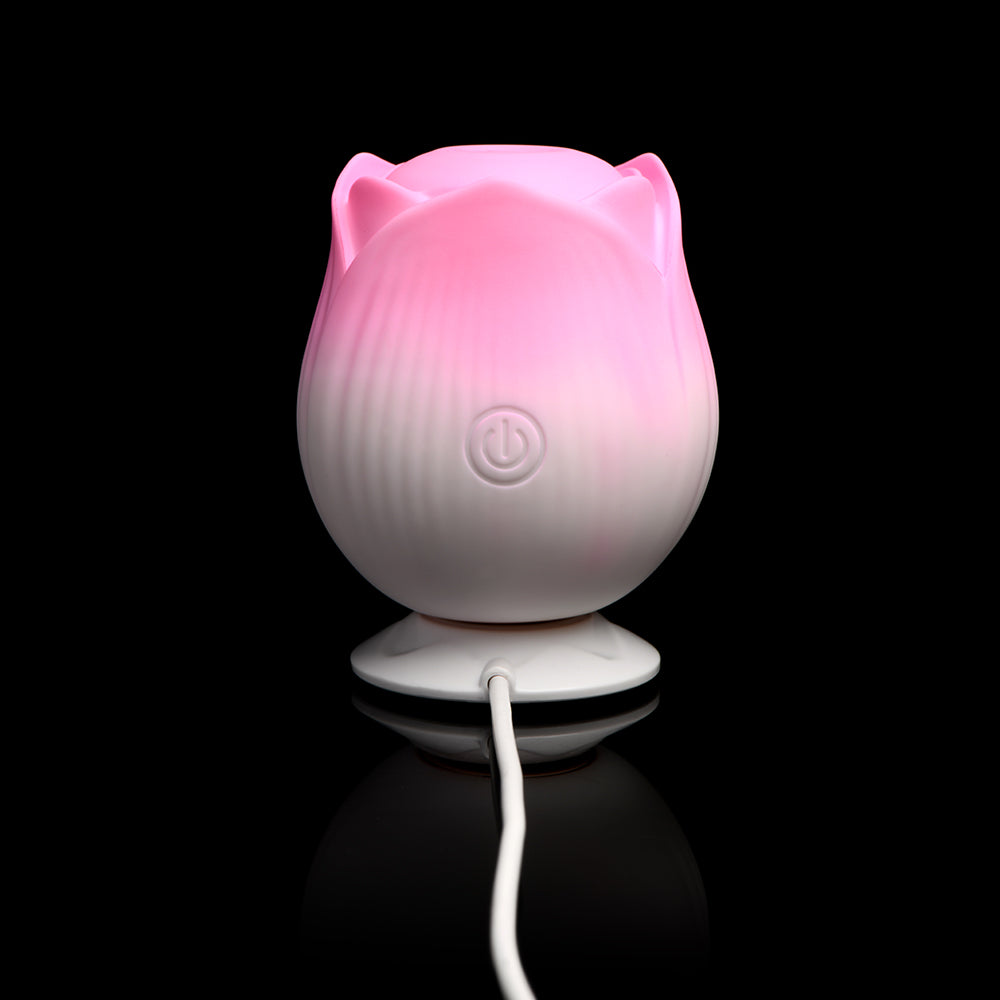 BLOOMGASM PULSING PETALS THROBBING ROSE STIMULATOR PINK