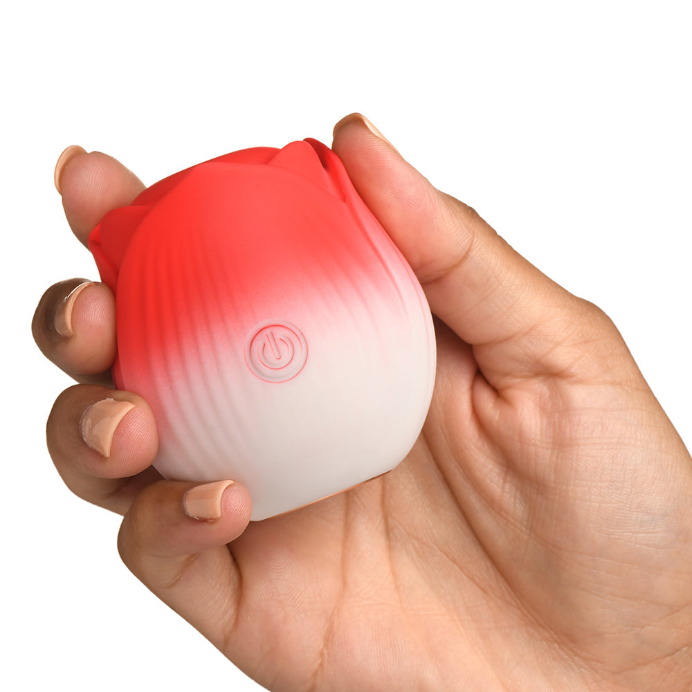 BLOOMGASM PULSING PETALS THROBBING ROSE STIMULATOR RED