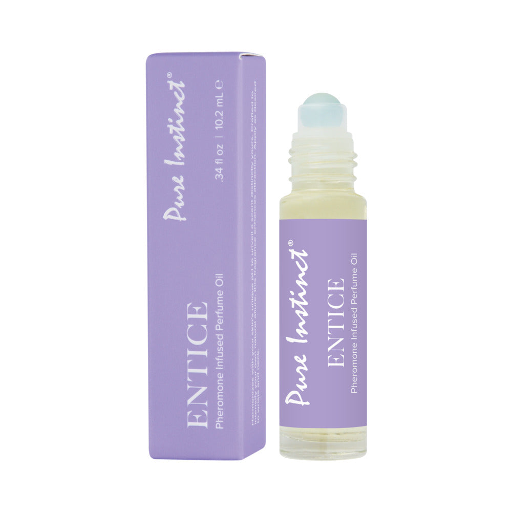 PURE INSTINCT PHEROMONE PERFUME OIL ENTICE ROLL-ON 0.34 OZ.