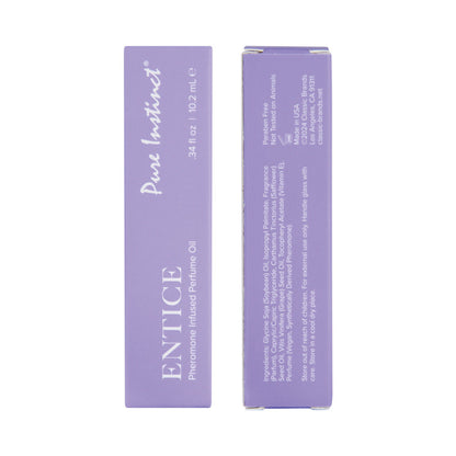 CLASSIC BRANDS - PURE INSTINCT PHEROMONE PERFUME OIL ENTICE ROLL-ON 0.34 OZ.
