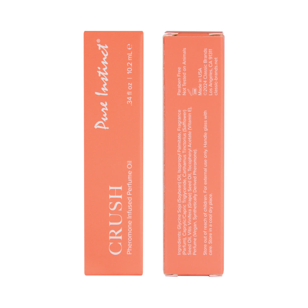 CLASSIC BRANDS - PURE INSTINCT PHEROMONE PERFUME OIL CRUSH ROLL-ON 0.34 OZ.